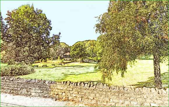 Image of trees blossoming in Elsecar Park